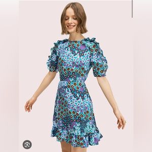❤️❤️❤️Kate Spade pacific, pedals, smocked dress❤️❤️❤️